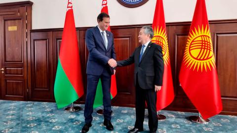 Максим Рыженков провел встречу с главой МИД Кыргызстана