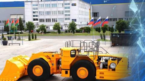 БЕЛАЗ проводит испытания первого аккумуляторного шахтного погрузчика
