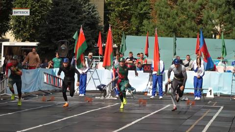 Более 180 участников – Витебск принимает открытый Кубок Беларуси по пожарно-спасательному спорту