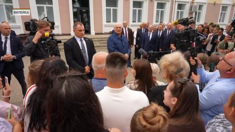 Итоги рабочей поездки Президент в Вилейский район
