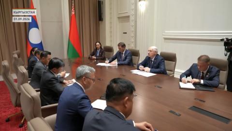 Беларусь и Лаос на саммите ШОС наметили перспективные направления сотрудничества