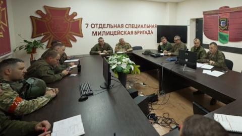Проверка боеготовности продолжается: 7-я бригада МВД переведена в степень боевой готовности «Полная»