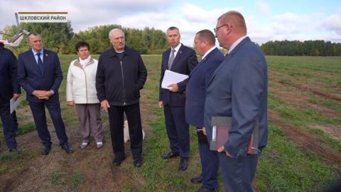 «Главное, чтобы порядок был». Лукашенко совершил рабочую поездку в Шкловский район