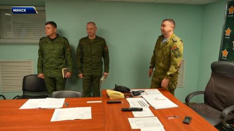 Проверка боеготовности по поручению Президента проходит в воинской части 120-й отдельной мехбригады 