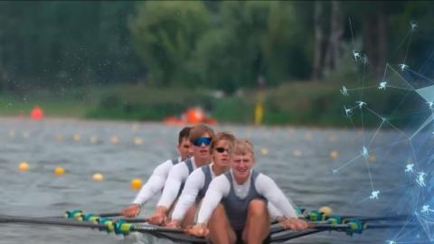 Белорусские гребцы второй год подряд стали чемпионами Европы-U23 в четверке парной