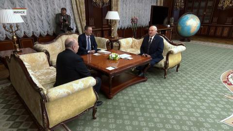 Лукашенко встретился с российским предпринимателем Потаниным