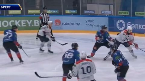 «Металлург» переиграл «Брест» в игре чемпионата Беларуси по хоккею