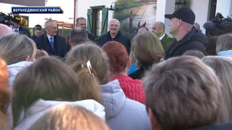 Лукашенко о севере Витебщины: надо, чтобы здесь хорошо жили люди