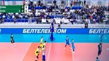 «Шахтер» переиграл «Столицу» в первом матче финала чемпионата Беларуси по волейболу